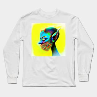 galactic woman Long Sleeve T-Shirt